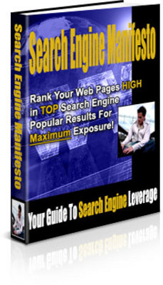 Product picture Search Engine Manifesto PLR ebook